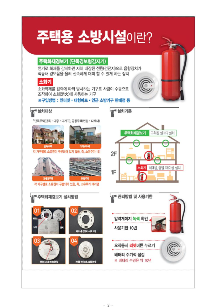 주택용 소방시설 설치 안내 가정통신문002